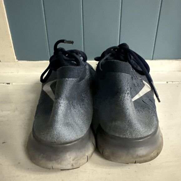 Nike Free‎ RN Flyknit 2017 Men's Size 12 Running Shoes Ocean Fog 880843-404 Used - Picture 4 of 8